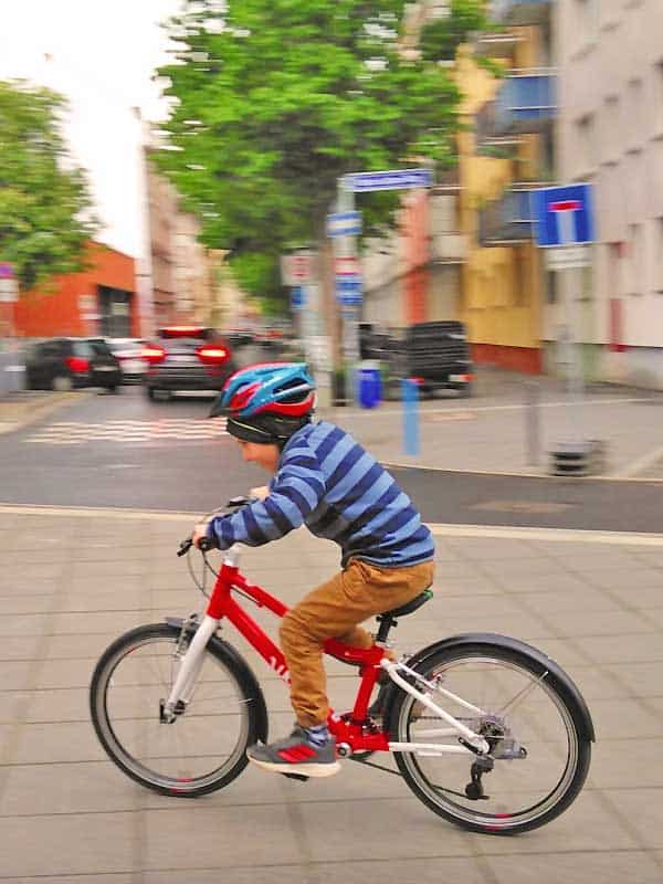 Radfahren mit dem Woom