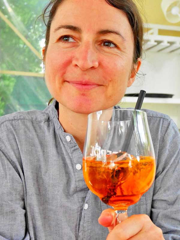 Glück im Blick Glück im Glas mit einem Aperol Spritz
