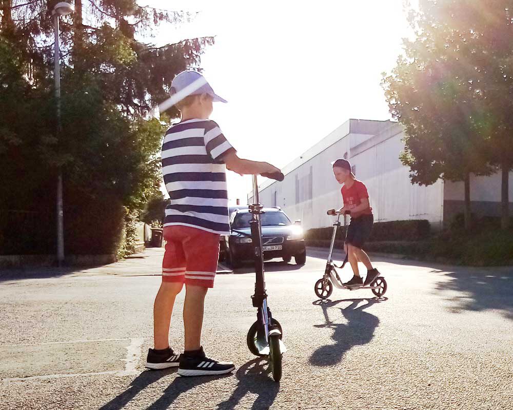 Geschenkidee für Kindergartenkinder Roller
